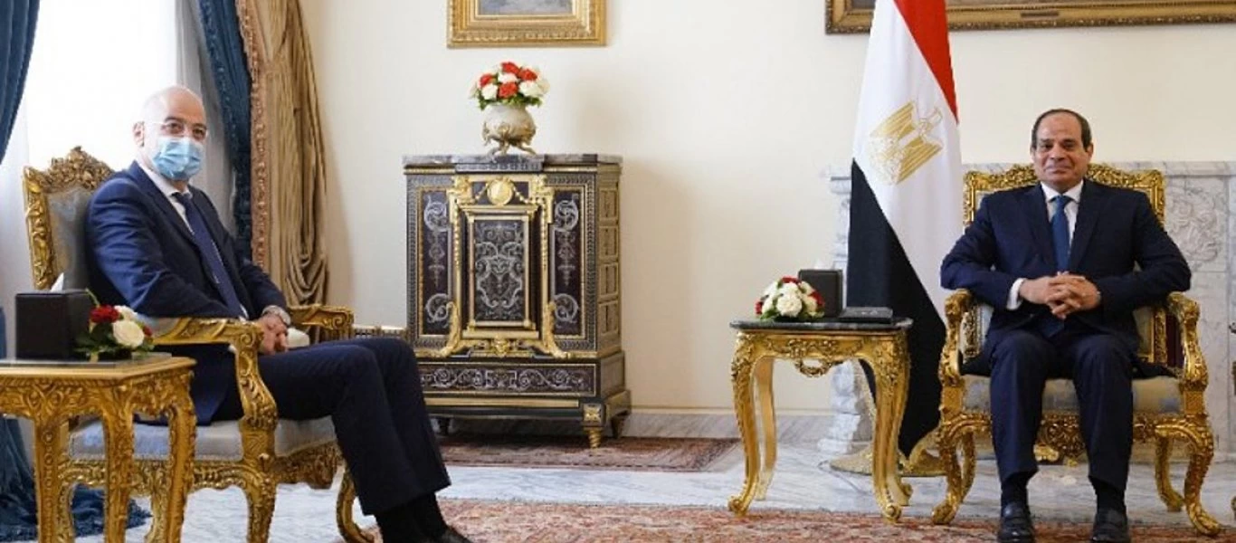 Συνάντηση ΥΠΕΞ Ν.Δένδια με Αιγύπτιο πρόεδρο Φατάχ Αλ Σίσι: Τι συζήτησαν